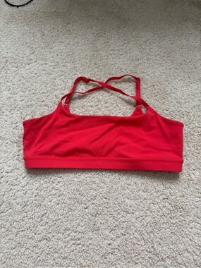 CRZ YOGA Red Strappy Sports Bralette
